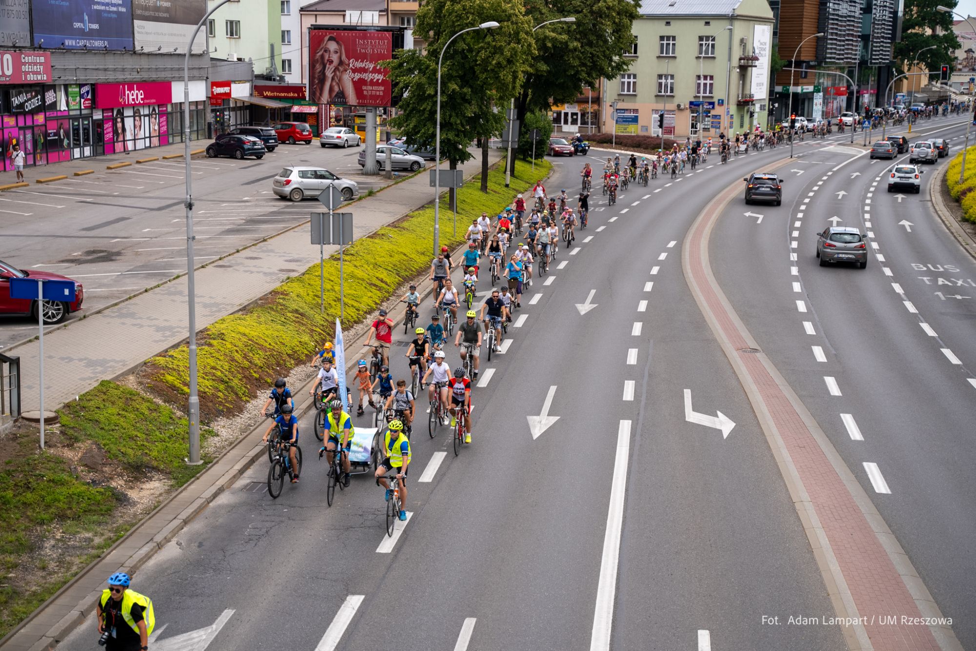 zdjęcie z finału Rowerowy Maj 2024, fot. Adam Lampart, Urząd Miasta Rzeszowa